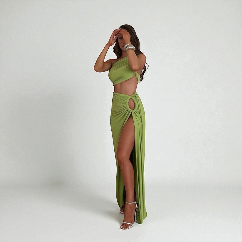 ✨Conjunto Top/Falda Verde✨￼￼