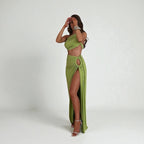 ✨Conjunto Top/Falda Verde✨￼￼