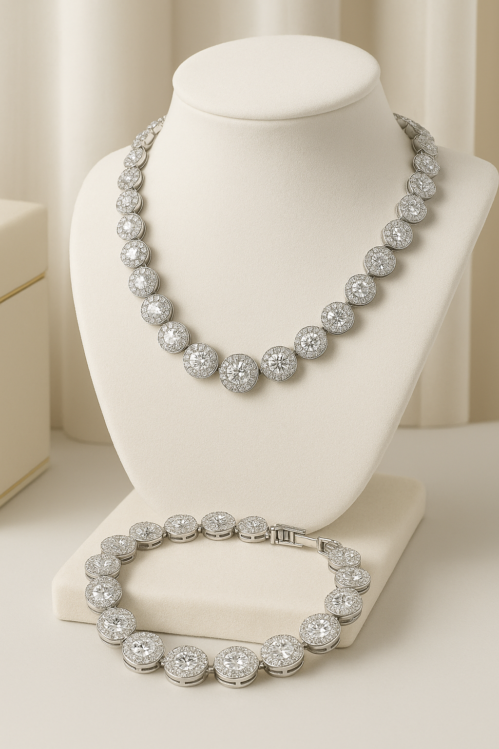 Collar/Pulsera En Diamantes